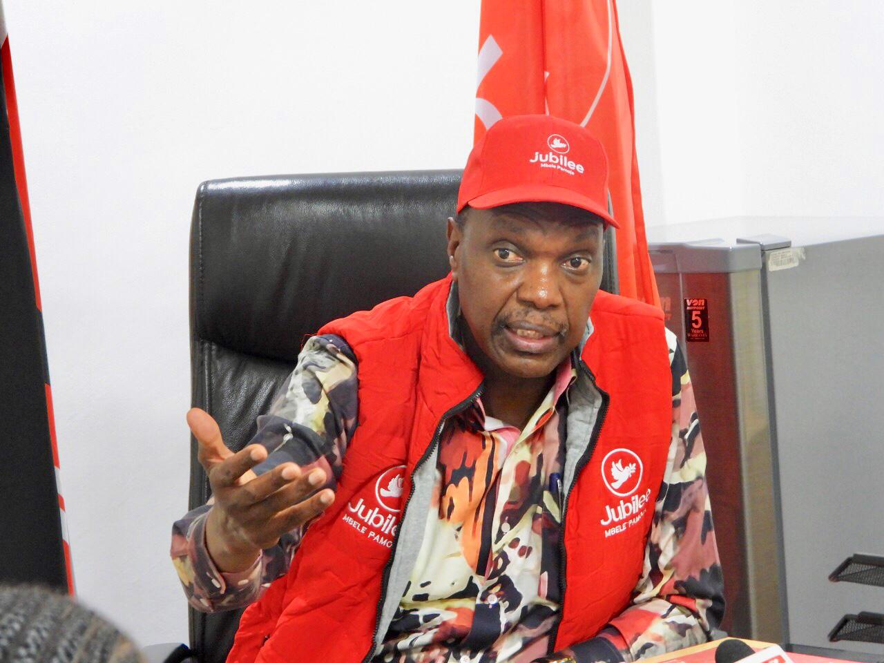File Image of outgoing Jubilee Party Secretary General Jeremiah Kioni.